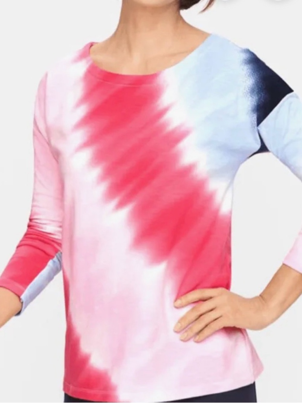 Talbots T by Talbots Tie-dye sweatshirt Medium